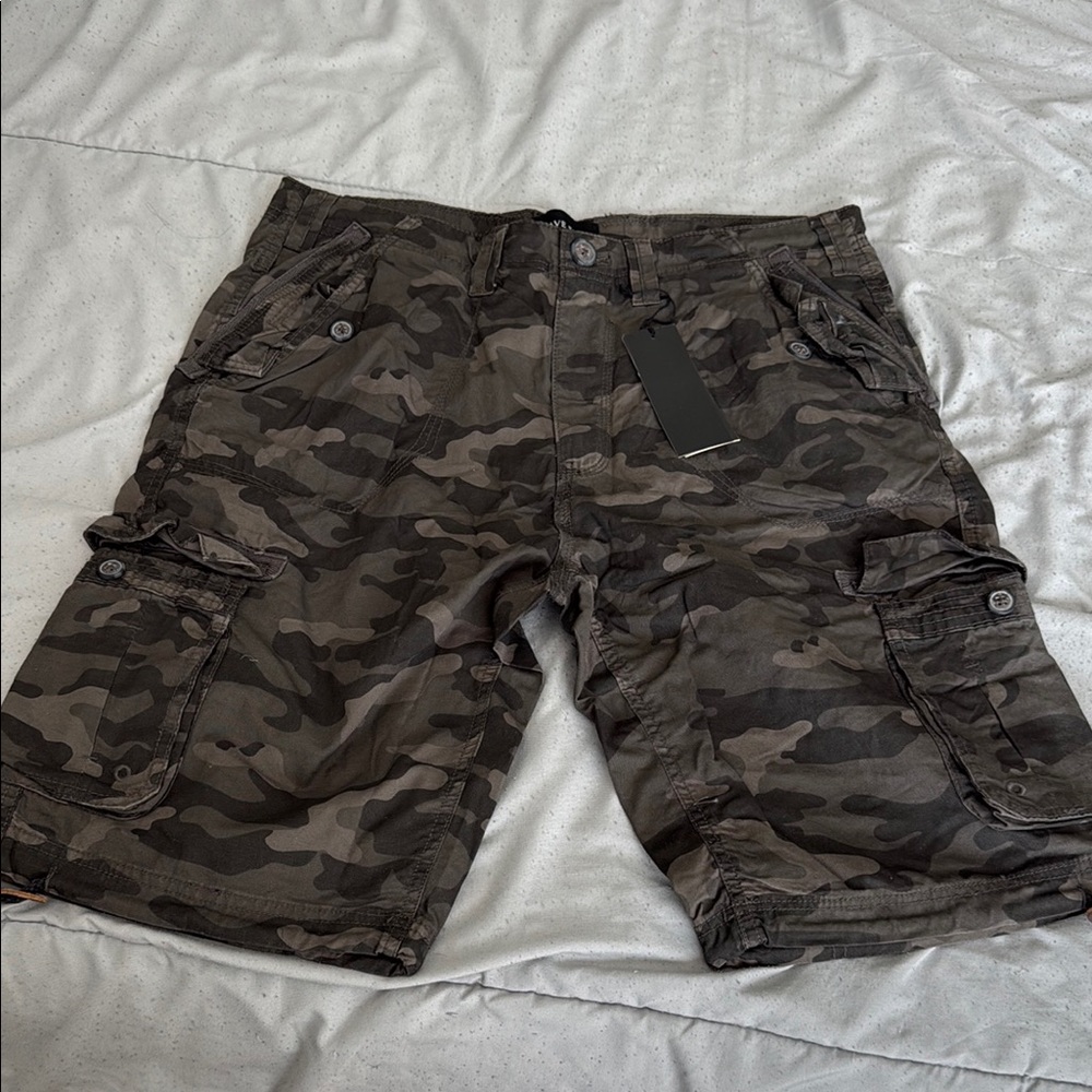 New Men's Camouflage Cargo Shorts